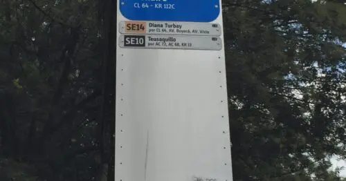 PARADERO SITP BARRIO BONAIRE CALLE 64  064A05